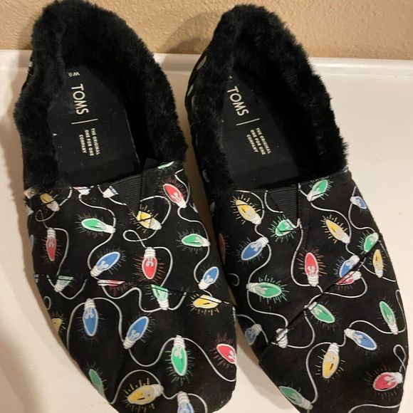 Toms Shoes - Toms Christmas Lights Print Loafers